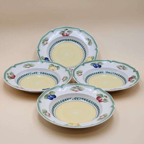 Villeroy & Boch French Garden Fleurence Rim Soup Bowl Large 8 7/8
